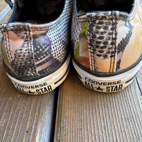 EUC Converse DIGITAL FLORAL OX Canvas All Star Lace Up Sneakers Women's 9/EU 40 - Picture 6 of 14